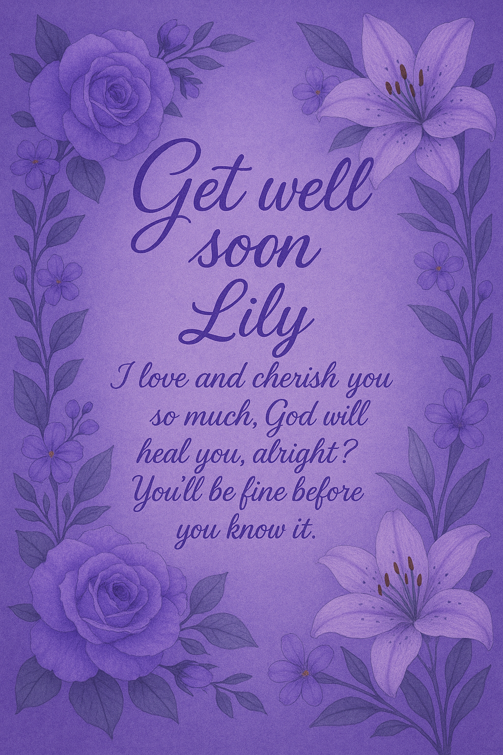 Get Well Soon Card